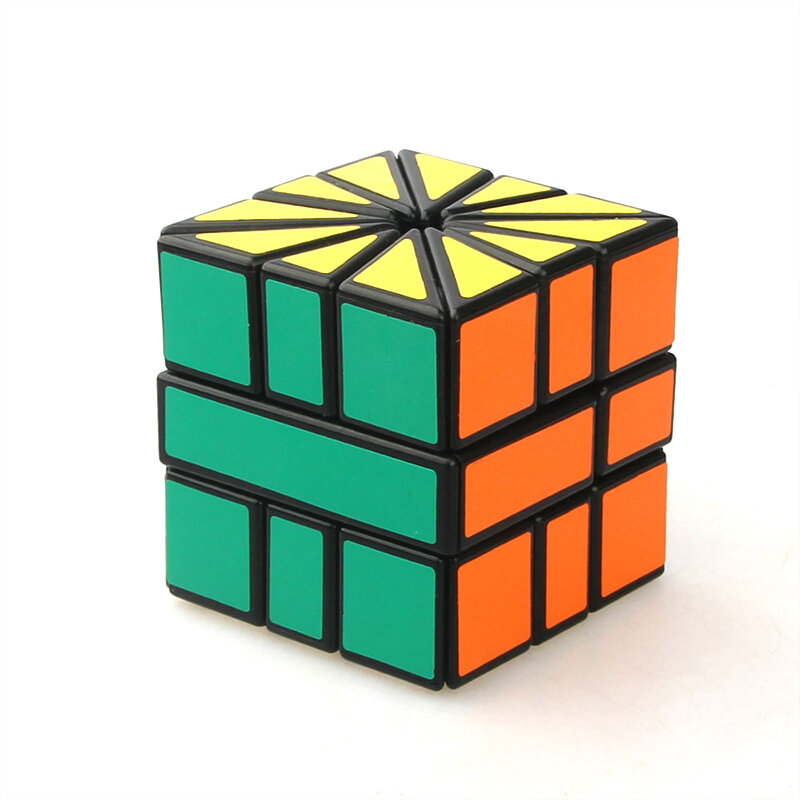 Cubo mágico magnético de 3x3, cubo cuadrado sin pegatinas, rompecabezas, juguetes educativos, regalos magnéticos para niños, SQ2, SQ-2