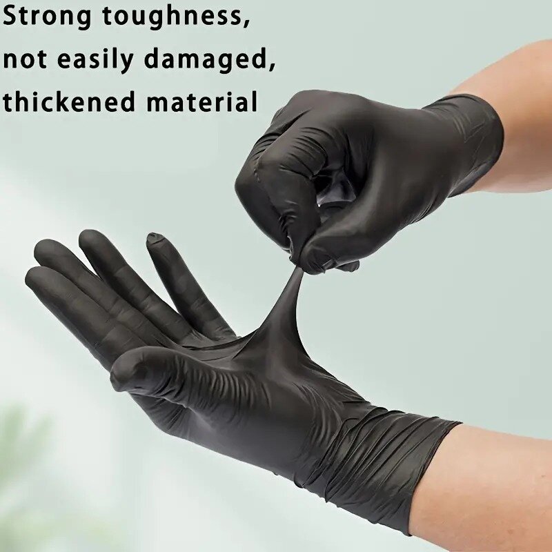 20/50/100PCS Nitrile Gloves Thickened Durable Household Cleaning Gloves Dishwashing Glove for Cleaning Hairdressing Tattoo Glove