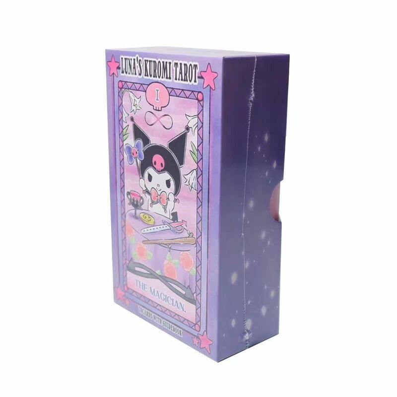 2024 Kuromi Melody Tarot Deck Card Hello Kitty Sanrio 78 Cards Board Game Deck Oracle Cards Party Playing Card Family Board Game