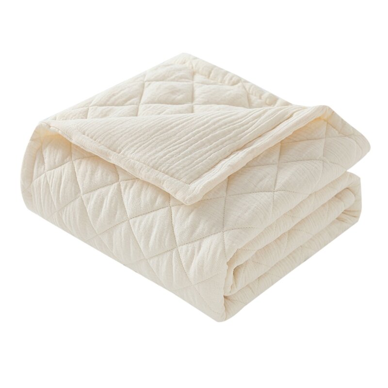 Хлопковое детское одеяло, мягкое и дышащее одеяло для подарков для новорожденных и младенцев