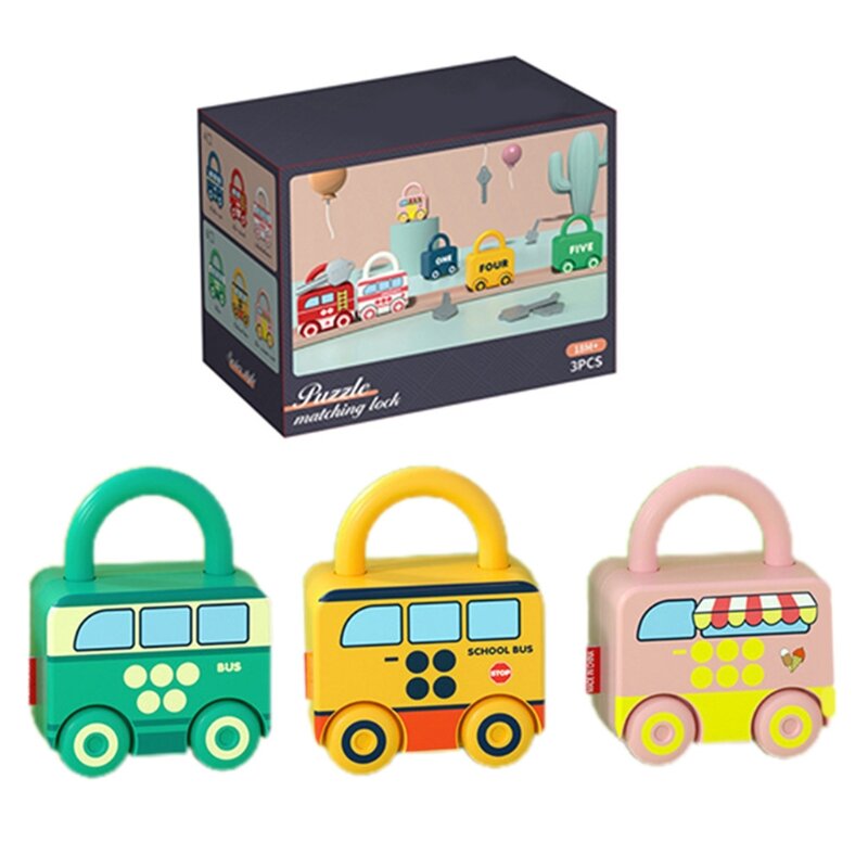 Colorful Learning Locks with Keys Counting Montessori Math&Numbers Matching Educational Materials for Toddlers DropShipping