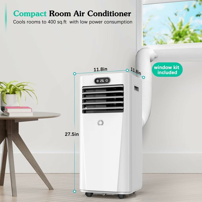 10,000 BTU Portable Air Conditioners/portable air conditioners for1 room to 400 sq.ft/ 3 in 1 AC Portable Unit with Dehumidifier