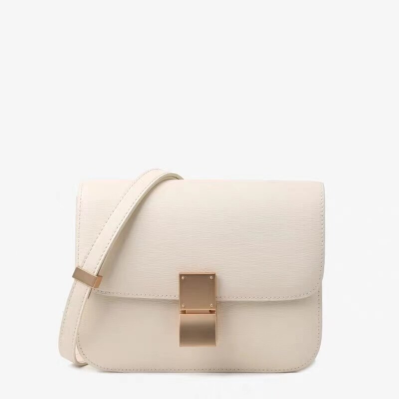 Damska skórzana torba luksusowy projektant torebki Tofu modna skóra zewnętrzna i wewnętrzna 2-warstwowa skóra fabryczna sprzedaż bezpośrednia