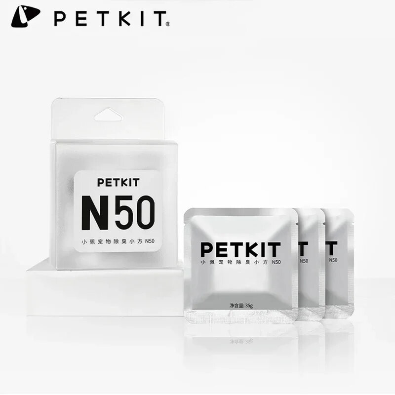 PETKIT-cubo desodorante N50 para mascotas, caja de arena para gatos PURA MAX, suministros automáticos para gatos, accesorios pura max, 1-7 paquetes