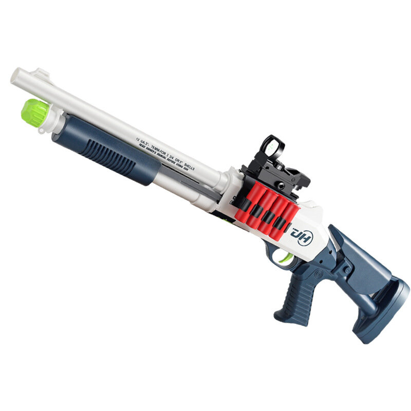 XM1014 mainan senapan peluru lunak, mainan pistol Api pelempar peluru lembut untuk menembak Nerf senapan Airsoft