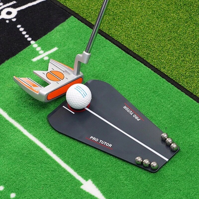 무료 지퍼 케이스가 포함된 77HC 골프 퍼팅 강사 골프 스윙 트레이너 퍼팅 트레이너 보조 장치