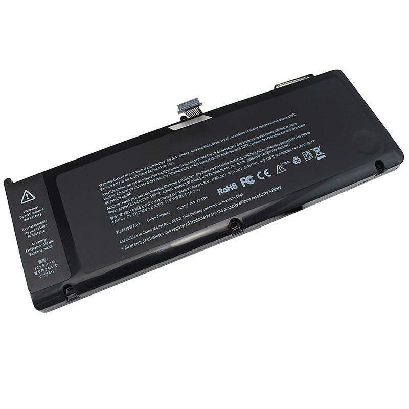 Fabriekslevering Nieuwe A1382 Laptopbatterij Vervanging Voor Macbook Pro A1286 15-Inch Late 2010-2012