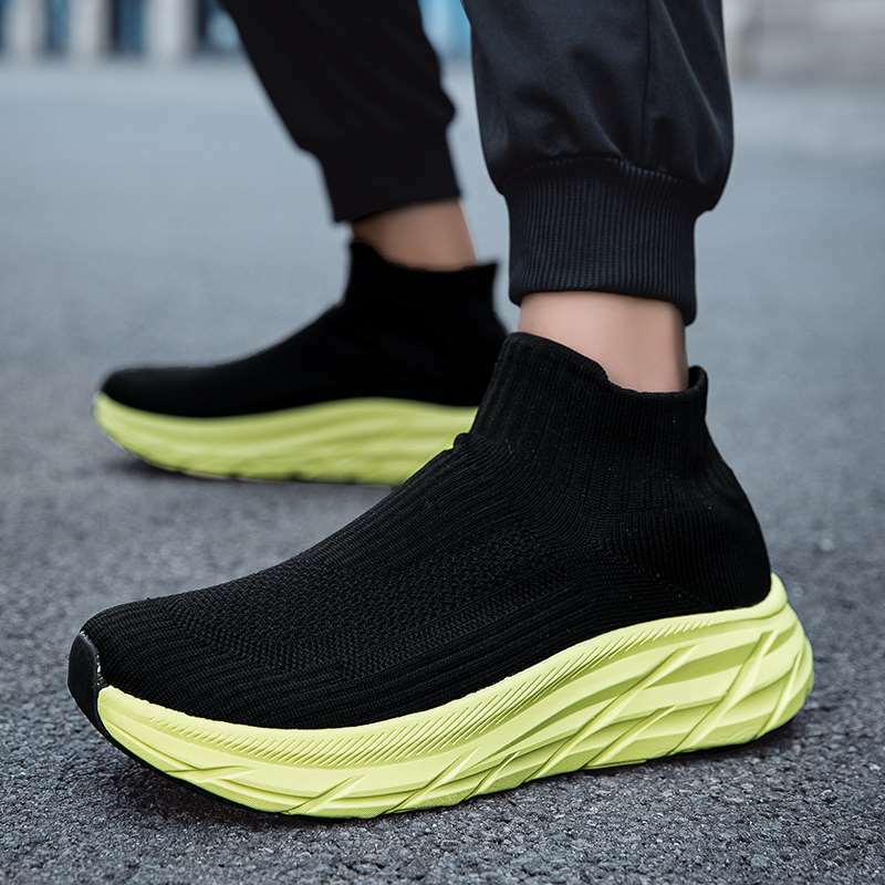 MWY Men's Sneakers Casual Sports Shoes Comfortable Breathable Running Shoes Zapatillas De Deporte Women's Sock Shoes Size 36-45