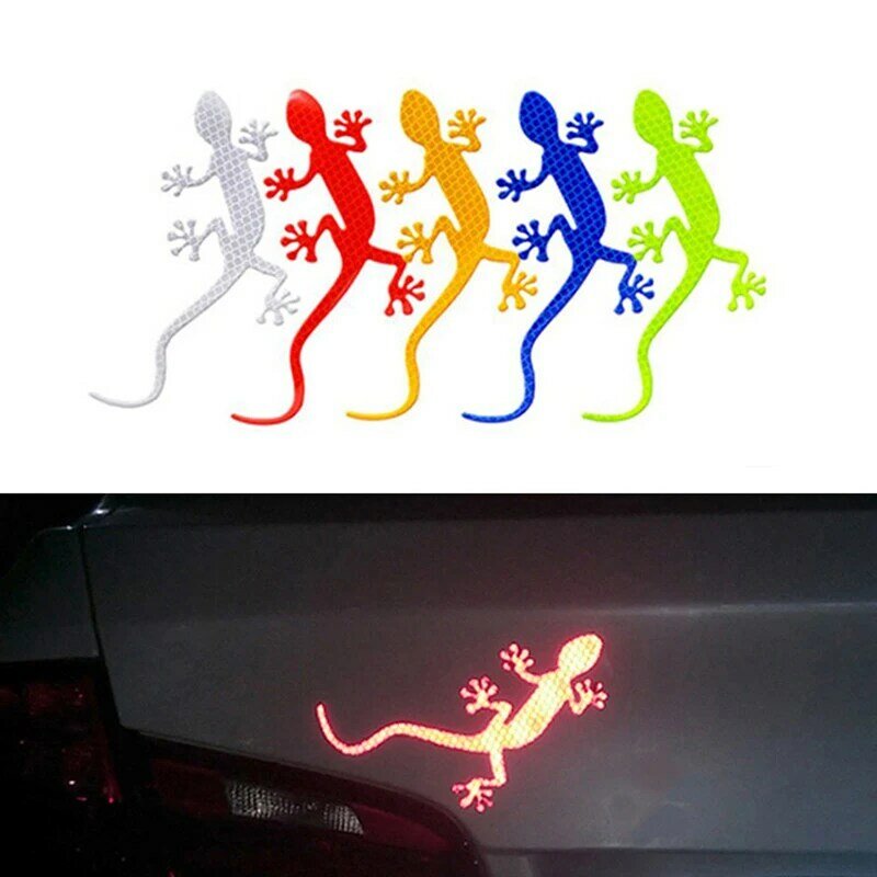 Светоотражающая наклейка, безопасная зеркальная лента, автомобильные Внешние аксессуары Gecko, Светоотражающая полоса, зеркальный отражатель