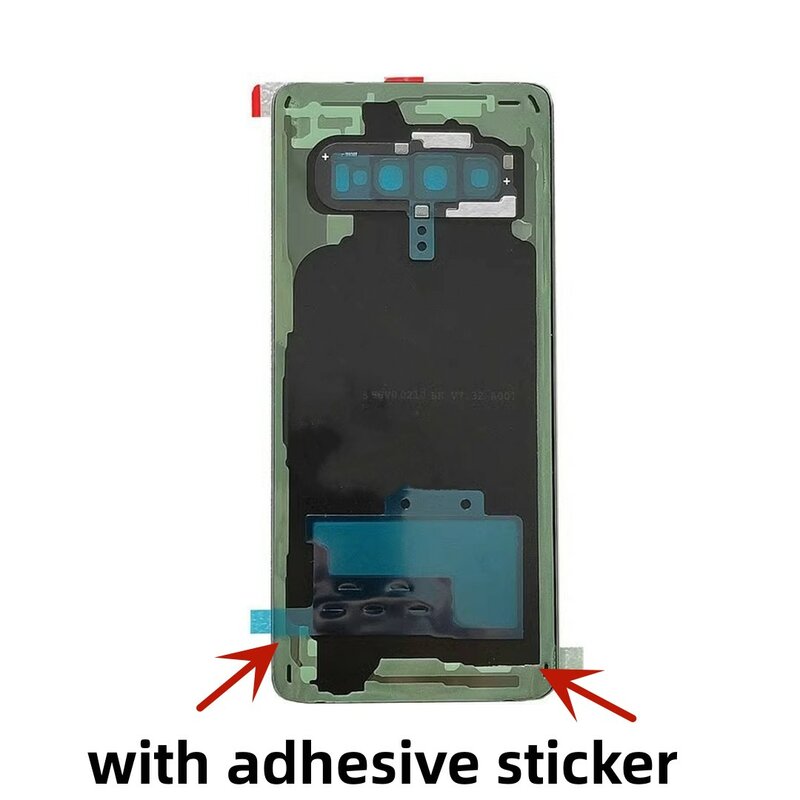 Penutup belakang pengganti kaca belakang untuk Samsung Galaxy S10E SM-G970U G970F/N penutup belakang baterai ponsel casing kaca penutup belakang