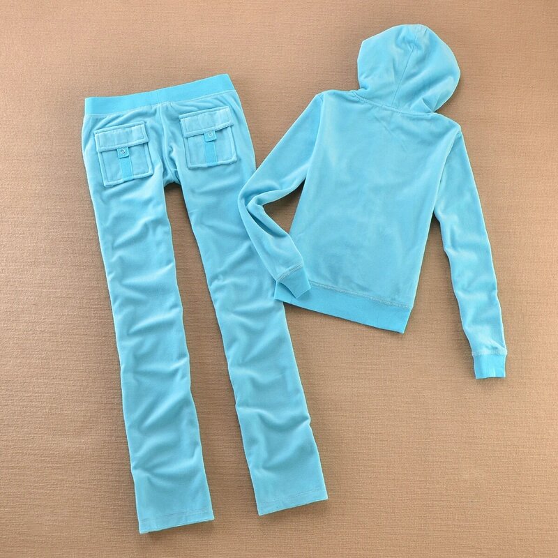 Women's Tracksuit 2024 Women's Hooded Zipper Top and Trousers Suit 2 Piece Set Women's Outfit
