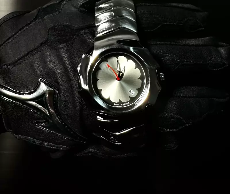 Reloj no mecánico de hoja Original en forma de K para hombre y mujer, diseño avanzado de interés especial Ins, moda