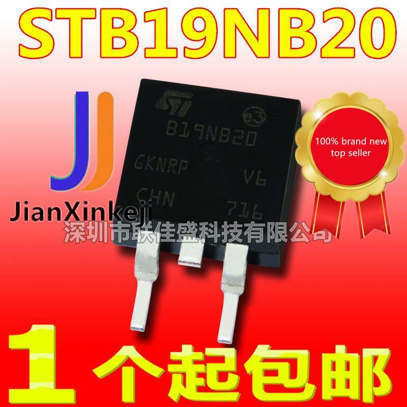 10pcs 100% orginal new  in stock STB19NB20 B19NB20 19A 200V N-channel TO263 MOS tube field effect
