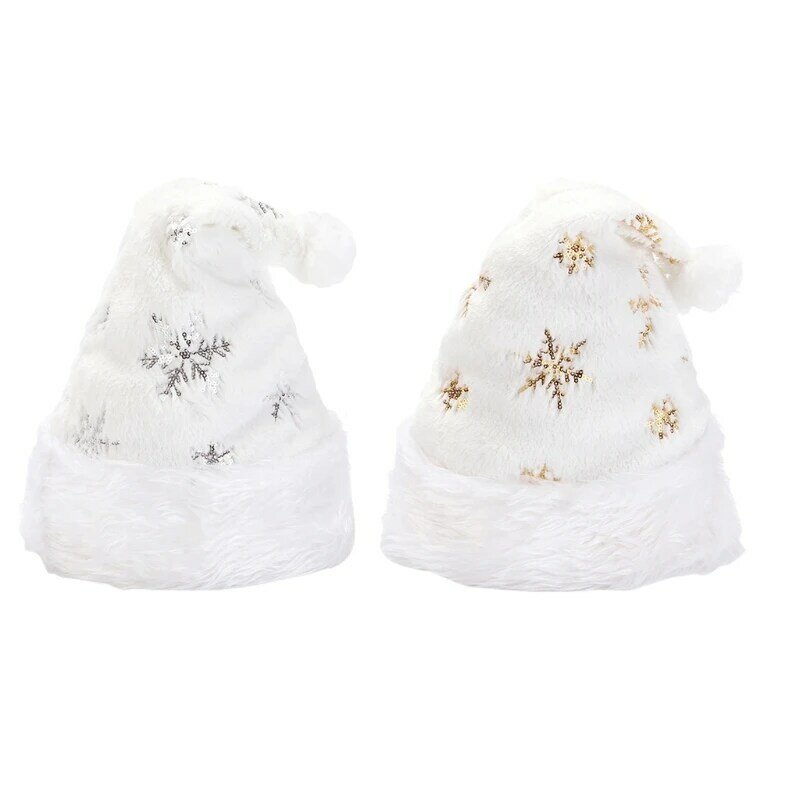 Sombrero invierno, sombrero con copos nieve, sombrero clásico Navidad, disfraz fiesta año nuevo, decoración del