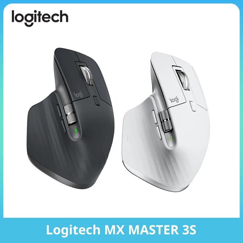 Logitech MX Master 3S inalámbrico Bluetooth ratón de gama alta pantalla cruzada portátil