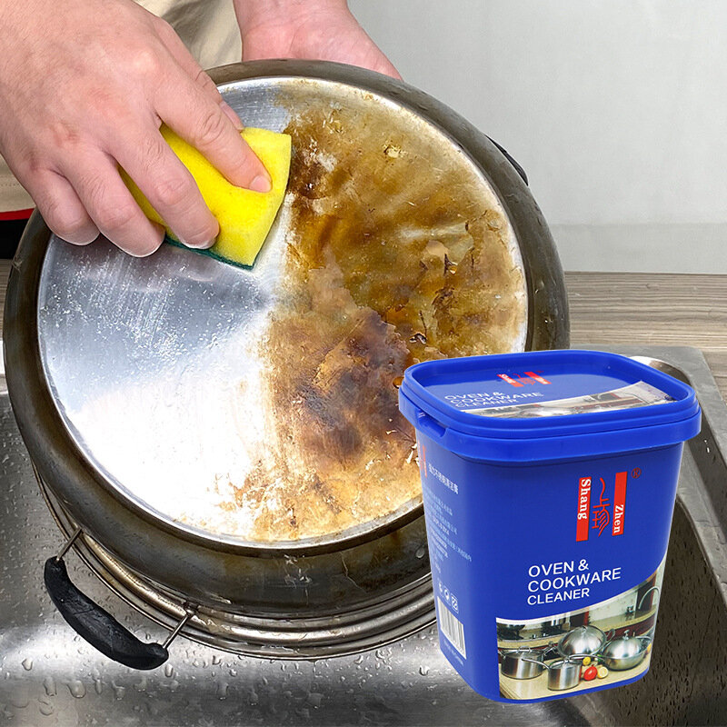 Pasta pemoles penghilang goresan baja tahan karat, pasta pembersih rumah tangga untuk baja tahan karat krom aluminium