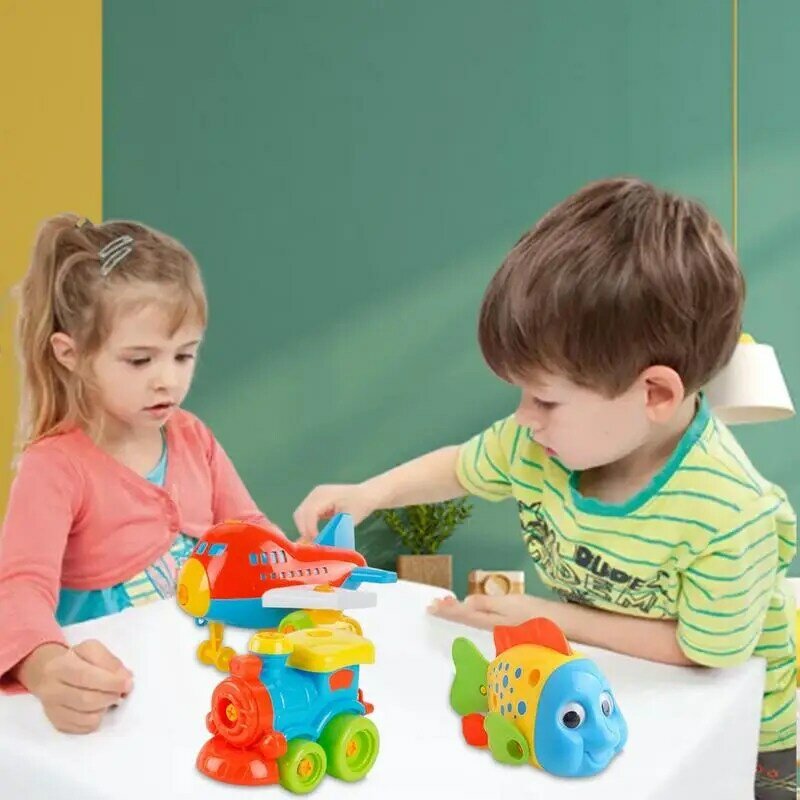 Juguetes Educativos de aprendizaje ecorativo para niños y niñas, juguetes de ensamblaje de tortuga STEM, juguetes educativos para niños de 3, 4, 5 y 6 años