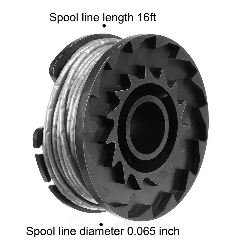 F016800385 String Trimmer Spool Line For Bosch Strimmer Trimmer ART 23 SL ART 26 ART 23-28 SL Replacement (1Spool+1Cap)