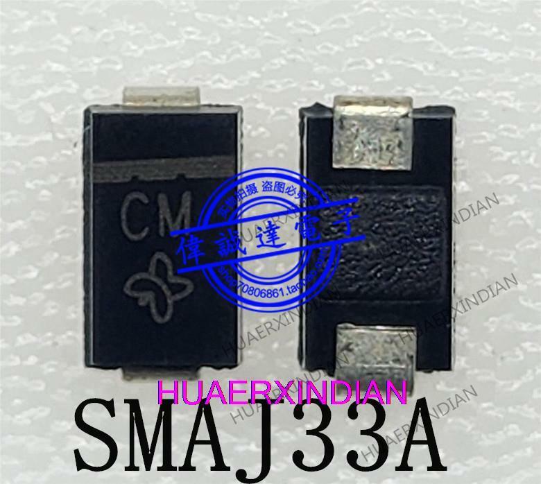 SMAJ33A CM SMA DO-214AC, Original, nuevo, 0,5