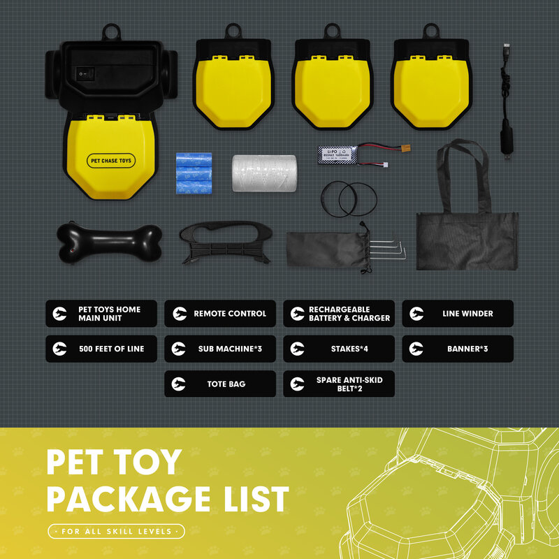 Máquina do curso de atração para cães, brinquedos interativos do cão, Pet Chase Toys, equipamento de treinamento de agilidade