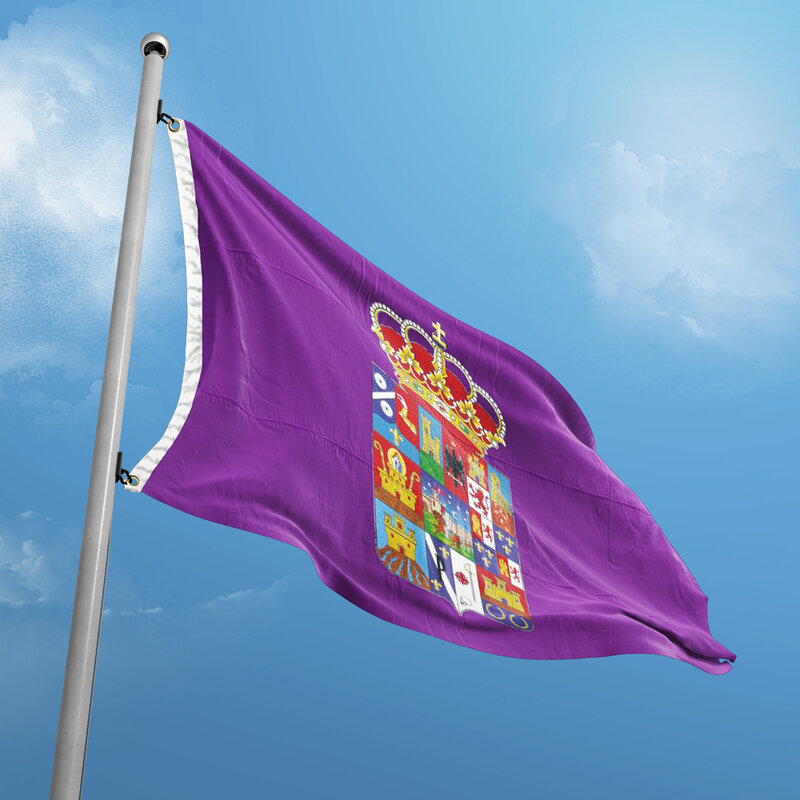 Bandera de Guadalajara de 3x5 pies, 90x150 cm, banderas de España, decoración del hogar, interior y exterior, poliéster colgante