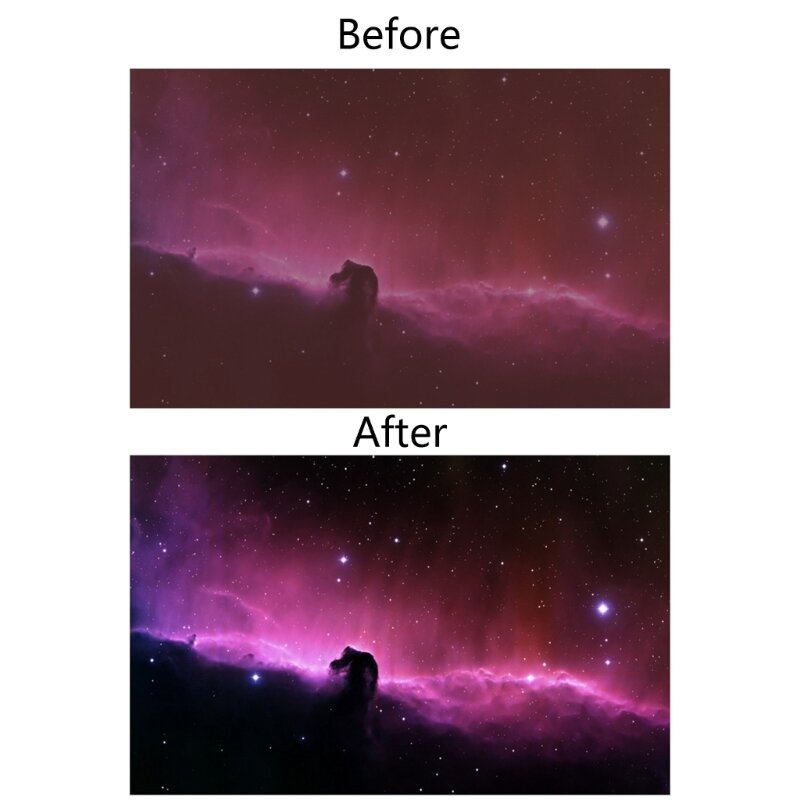 Le filtre UHC pour télescope à contraste élevé pour télescopes 1,25" réduit pollution lumineuse pour les observations