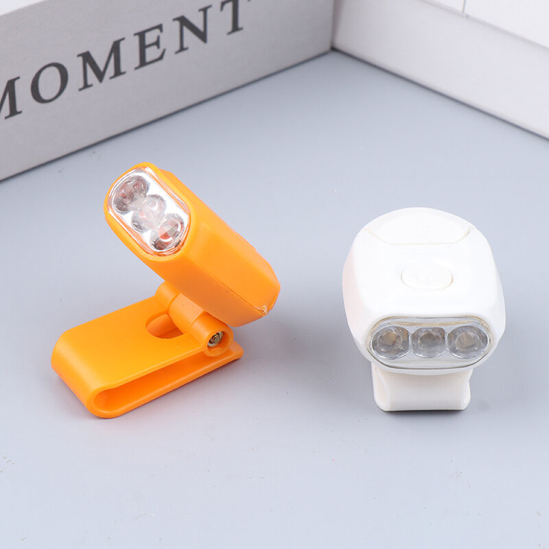 Lampu depan LED Mini portabel, lampu topi dapat diputar, lampu kepala terang, lampu berkemah bersepeda