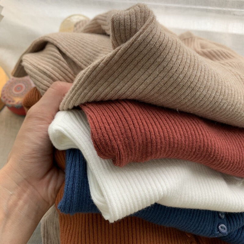 2023 New Spring/Summer Short Knitted Sweater Slim Fit Versatile Underlay Cardigan