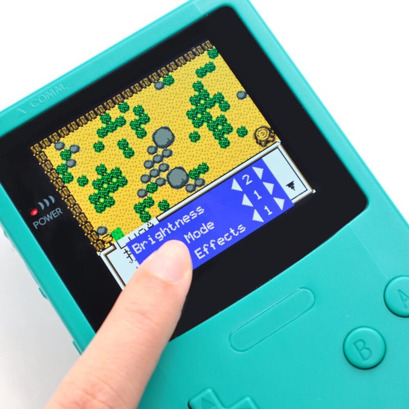 Touch Laminated AMOLED OLED Screen Drop in Build in OSD RETRO PIXEL Screen Easy Install For GBC GameBoy Color With Pre-cut Shell