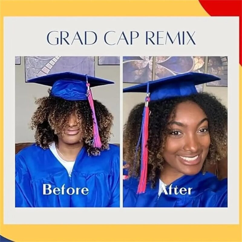 Regolabile Grad Cap Remix Secures inserto per fascia, aggiornamento all'interno del cappuccio di laurea non cambiare i capelli, acconciatura sicura Unisex