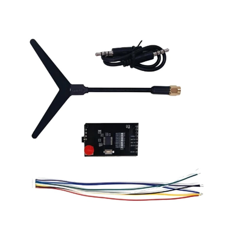 Transmetteur VTX et récepteur FPV avec câble pour drones de course, quadrirotor, 1.2/1.3GHz, 0.1mW/25mW/200mW/800mW, 9CH, VRX 1.6W, 1 jeu