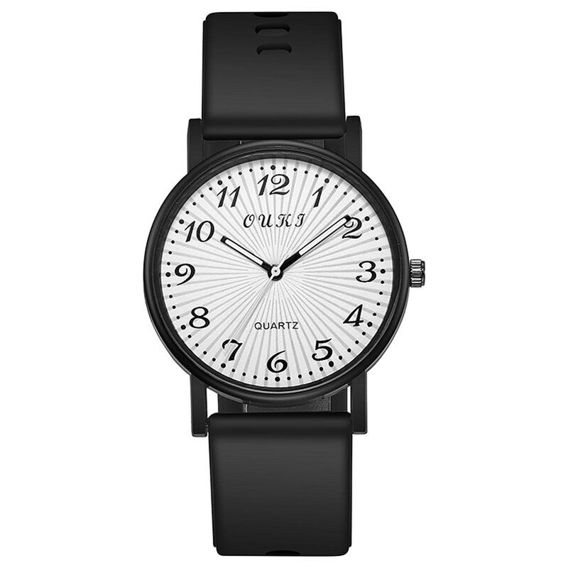 학생용 실리콘 시계 쿼츠 S Imple 디지털 윈드 숙녀 시계, 우아한 여성용 시계, 여성용 시계
