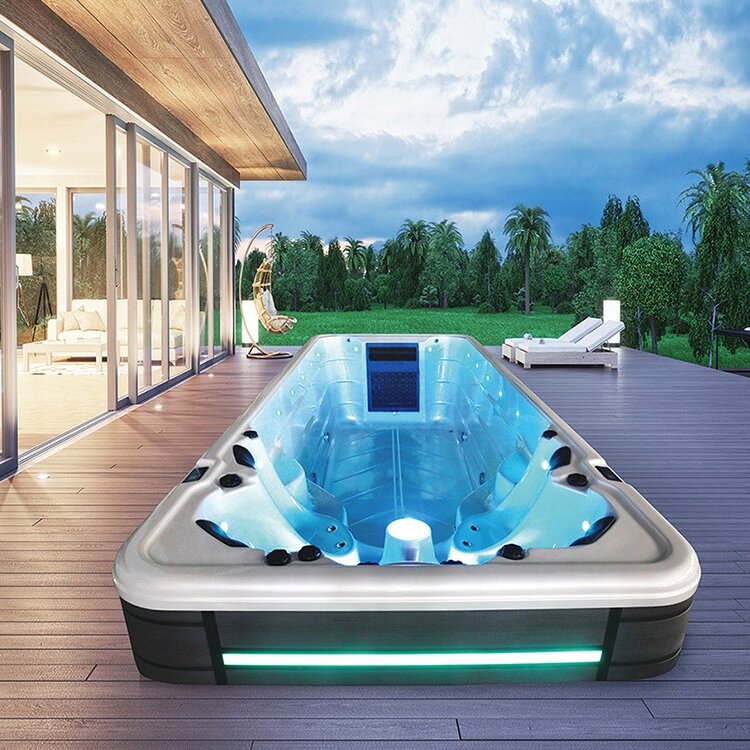 Piscina inflável com tampa automática de piscina, novo estilo, 2024