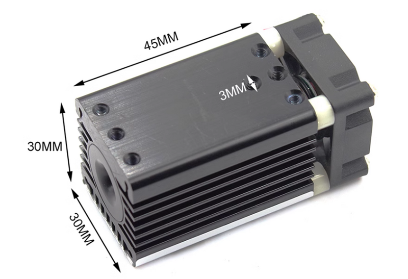 PWM 레드 레이저 모듈 미세 광 레이저 램프, 650nm, 200mm, 12V