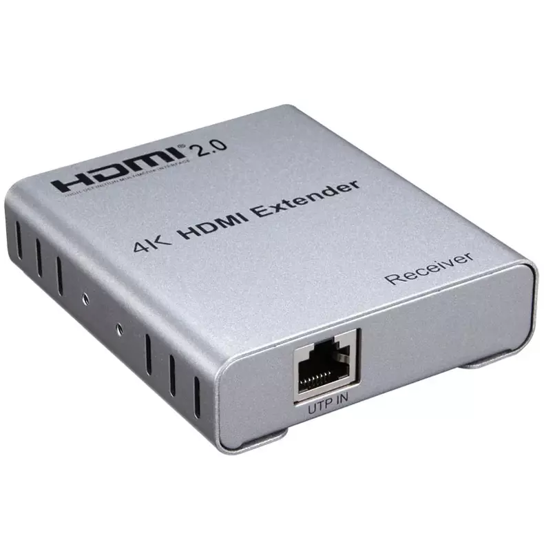 4K 60 Гц HDMI 2,0 Ethernet-удлинитель 50 м через кабель Rj45 Cat6 видеопередатчик и приемник для PS4 камеры ноутбука ПК к ТВ монитору