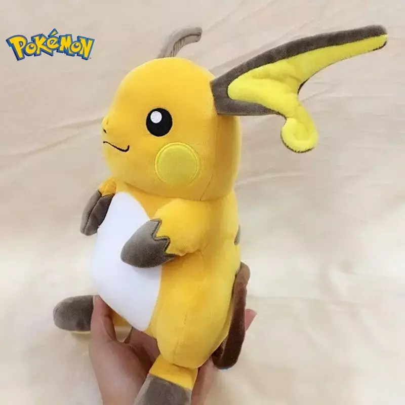 20CM TAKARA TOMY Pokémon Raichu Pikachu Plush Toy Pokemon Large Doll For Adult Children Holiday Gift for Drop shipping