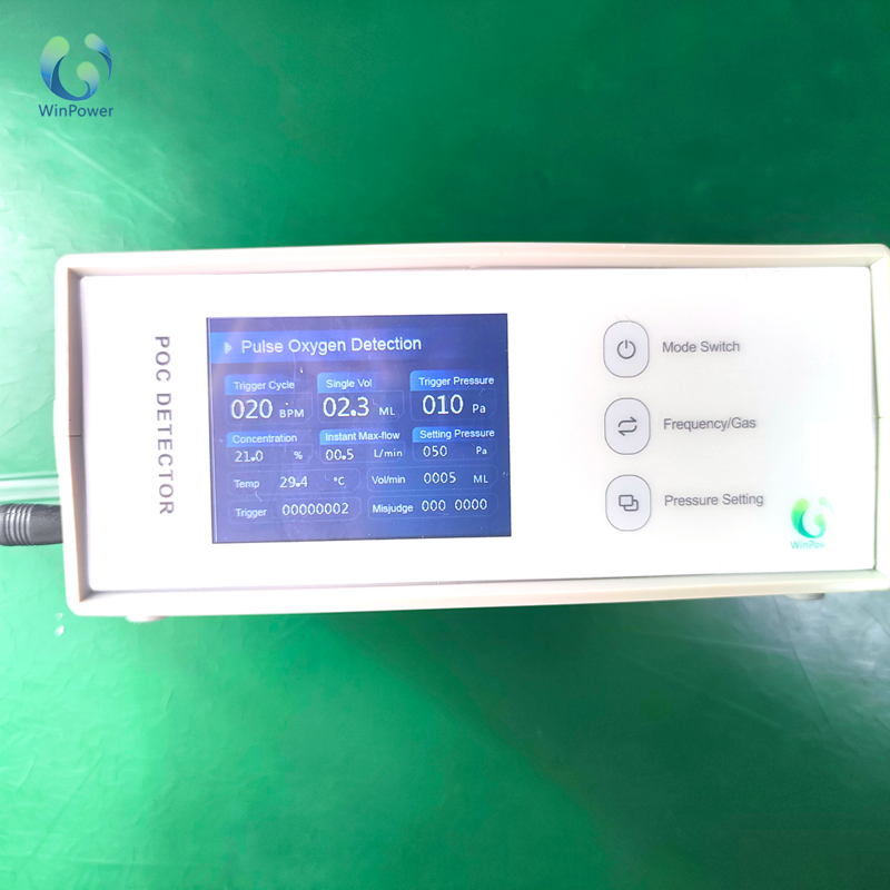 RP-A02 Pulsacyjny ultradźwiękowy analizator tlenu do przenośnych koncentratorów tlenu System testowy O2 Wykryj przepływ ciągły i przepływ impulsowy