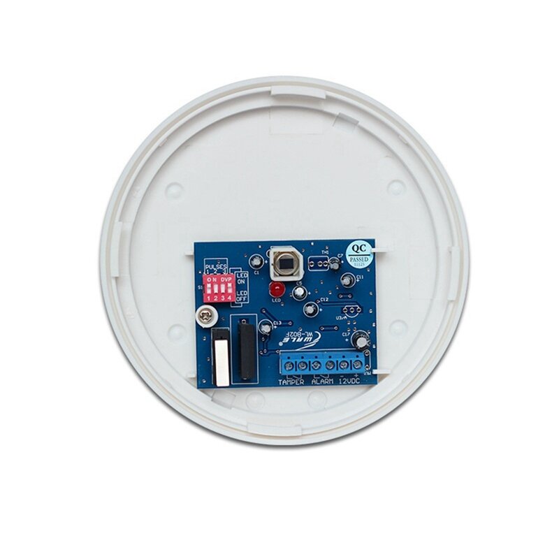 1 Piece 433MHZ Indoor Wireless Ceiling Infrared Detection Alarm As Shown ABS Living Room Office Anti-Intrusion Alarms