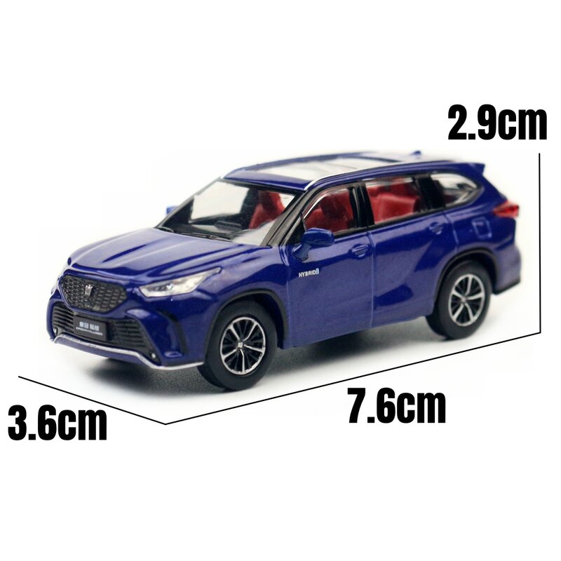 1/64 TOYOTA Crown Kluger Hybrid Miniature Model JKM 1/64 Premium SUV Toy Car Vehicle Free Wheels Diecast Alloy Collection Gift