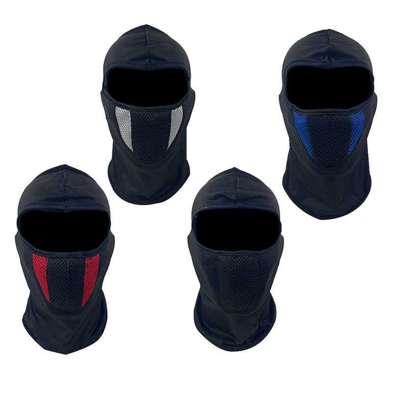 Couvre-tête en maille respirante pour moto, masque de cyclisme thermique, couvre-tête de ski extérieur, couvre-tête filtrant, hiver