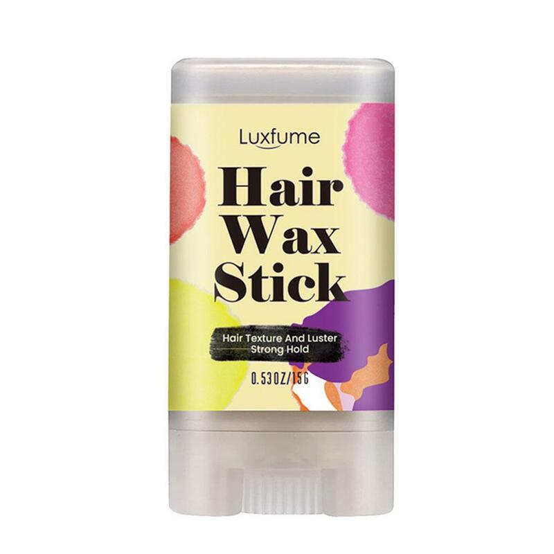 Lotto mirtillo Hair Wax Stick Hair Styling Wax Stick Hair moulding Stick portatile Non grasso Hair Wax Edge capelli ricci capelli crespi