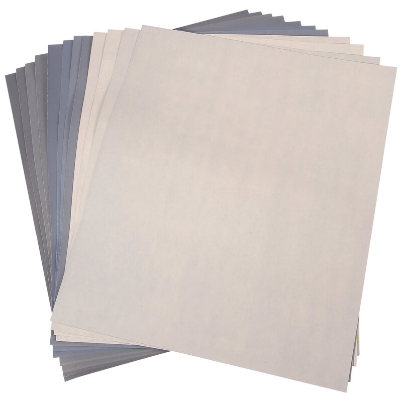 Grano 1500, 2000, 2500, 3000, 5000, lijado de pulido de alta precisión, hojas de papel de lija abrasivo en húmedo/Seco-Alemania, paquete de 12