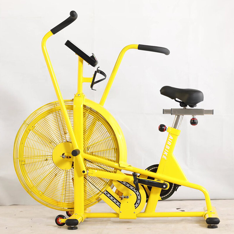 Kipas angin sepeda olahraga, peralatan Fitness rumah latihan komersial sepeda berputar tahan angin