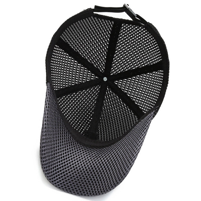 Gorra de béisbol Unisex de malla completa transpirable, secado rápido, ligera, refrescante, deportes acuáticos