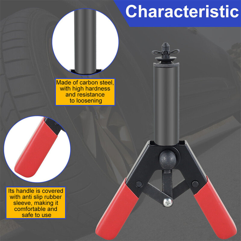 Plastic Rivet Gun Set Multifunctional Poly Rivet Gun Quick Set For Fastening Door Panels & Automotive Trim 40 Pieces POM Rivets