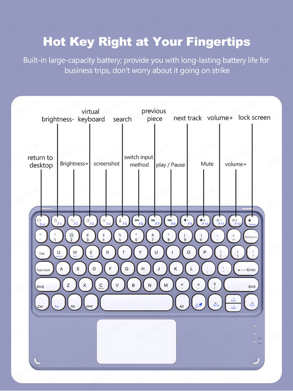 Клавиатура teclado bluetooth беспроводная мышь для iPad чехол 10,2 7/8/9th Generation Pro 11 2022 iPad 10th Pro 10,5 Air 2/1 5/6th 키