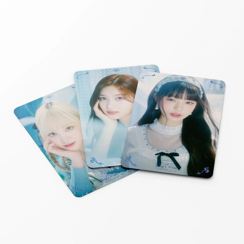 55Pcs/Set Kpop Idol IVE New Album A Fairy's Wish HD Lomo Card Print Photo Card Wonyoung Rei Gaeul Yujin Gaeul Leeseo Fans Gift