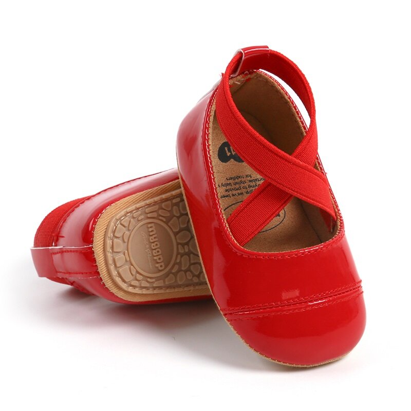 Zapatos de princesa para niñas pequeñas, zapatillas de boda con lazo, adorables, Color sólido, Mary Jane