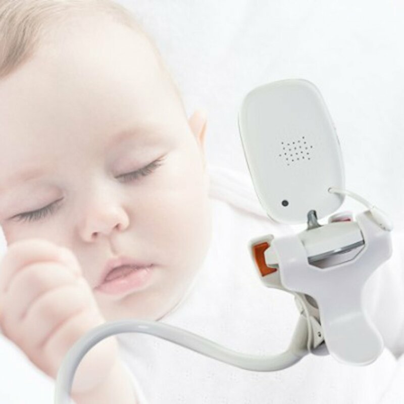 Soporte de cámara Universal multifunción para Monitor de bebé, montaje en cuna de cama, soporte de brazo largo ajustable