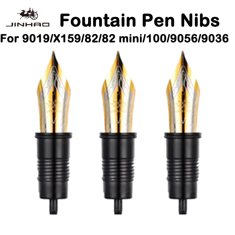 1/3 PCS JINHAO Iridium Replaced EF/F/M Nib For 9019/X159/82/82 mini/100/9056/9036 Fountain Pen School Office Supplies Stationary